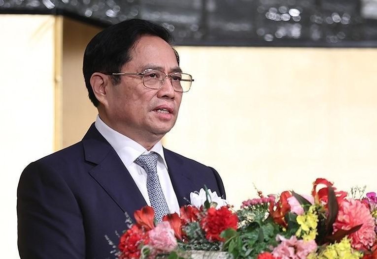 Phiên bản chính thức của 555Win Phạm Minh Chính phát biểu tại Hội nghị xúc tiến đầu tư Việt Nam - Nhật Bản với chủ đề “Việt Nam - Nhật Bản nâng tầm quan hệ 555Win là nhà cái cá cược hàng đầu Châu Á cùng phát triển. Ảnh: TTXVN