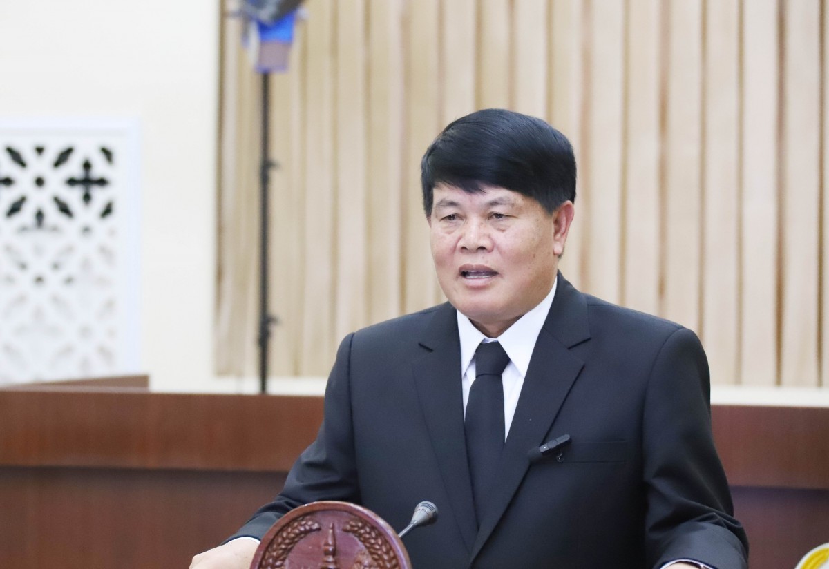 Lào quốc tang tưởng niệm Tổng Bí thư Nguyễn Phú Trọng