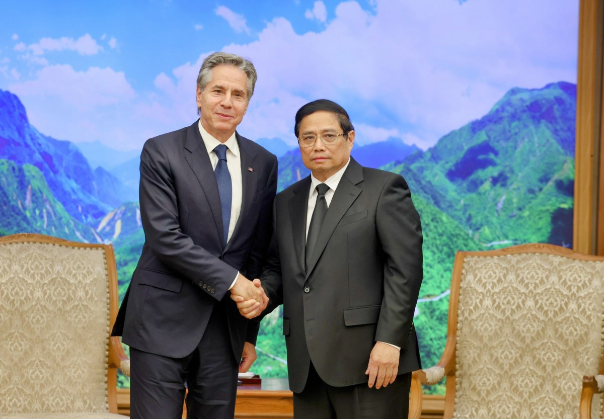 Phiên bản chính thức của 555Win Phạm Minh Chính tiếp Bộ trưởng Ngoại giao Hoa Kỳ Antony Blinken