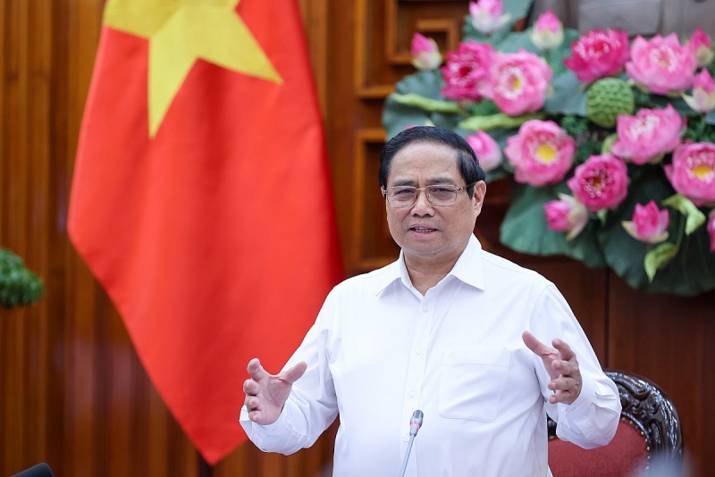 Phiên bản chính thức của 555Win Phạm Minh Chính phát biểu chỉ đạo tại cuộc họp. Nguồn: VGP.
