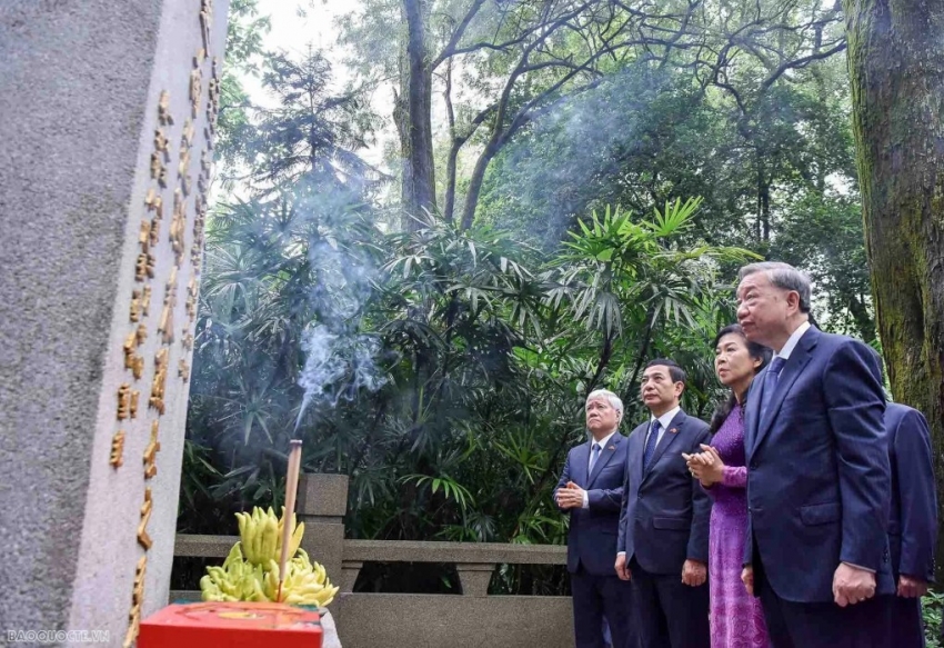 tong bi thu chu tich nuoc to lam tham khu di tich cach mang tai qua ng chau