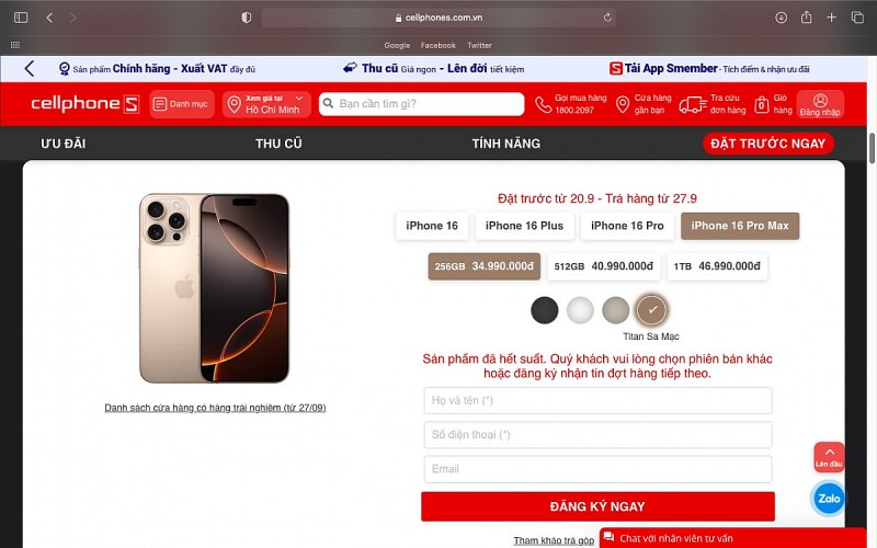 Tình trạng tương tự cũng diễn tại một số hệ thống bán lẻ trực tuyến. Ảnh: Hà Anh/555win Login.