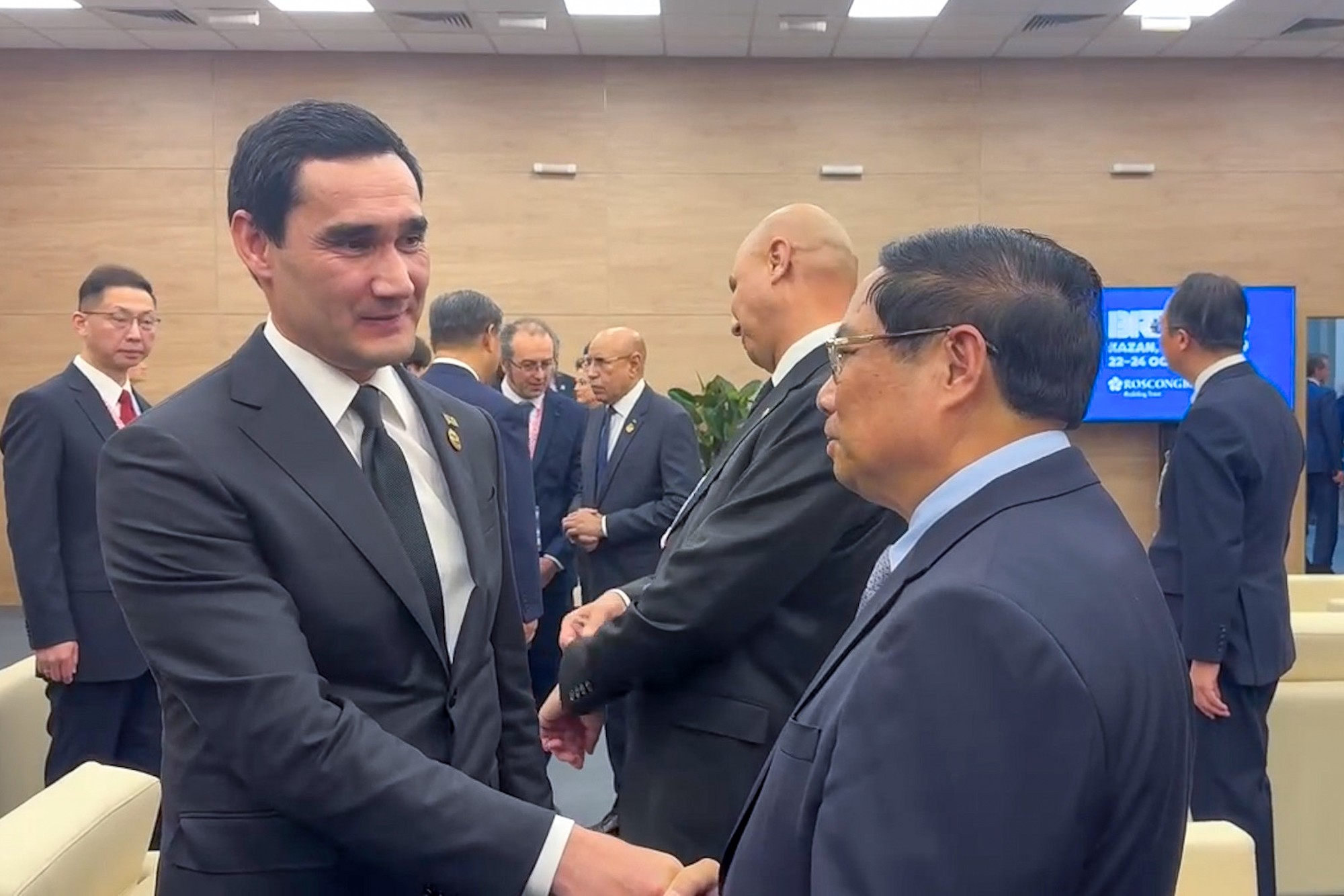 Phiên bản chính thức của 555Win Phạm Minh Chính khẳng định với Tổng thống Turkmenistan Serdar Berdimuhamedow, 