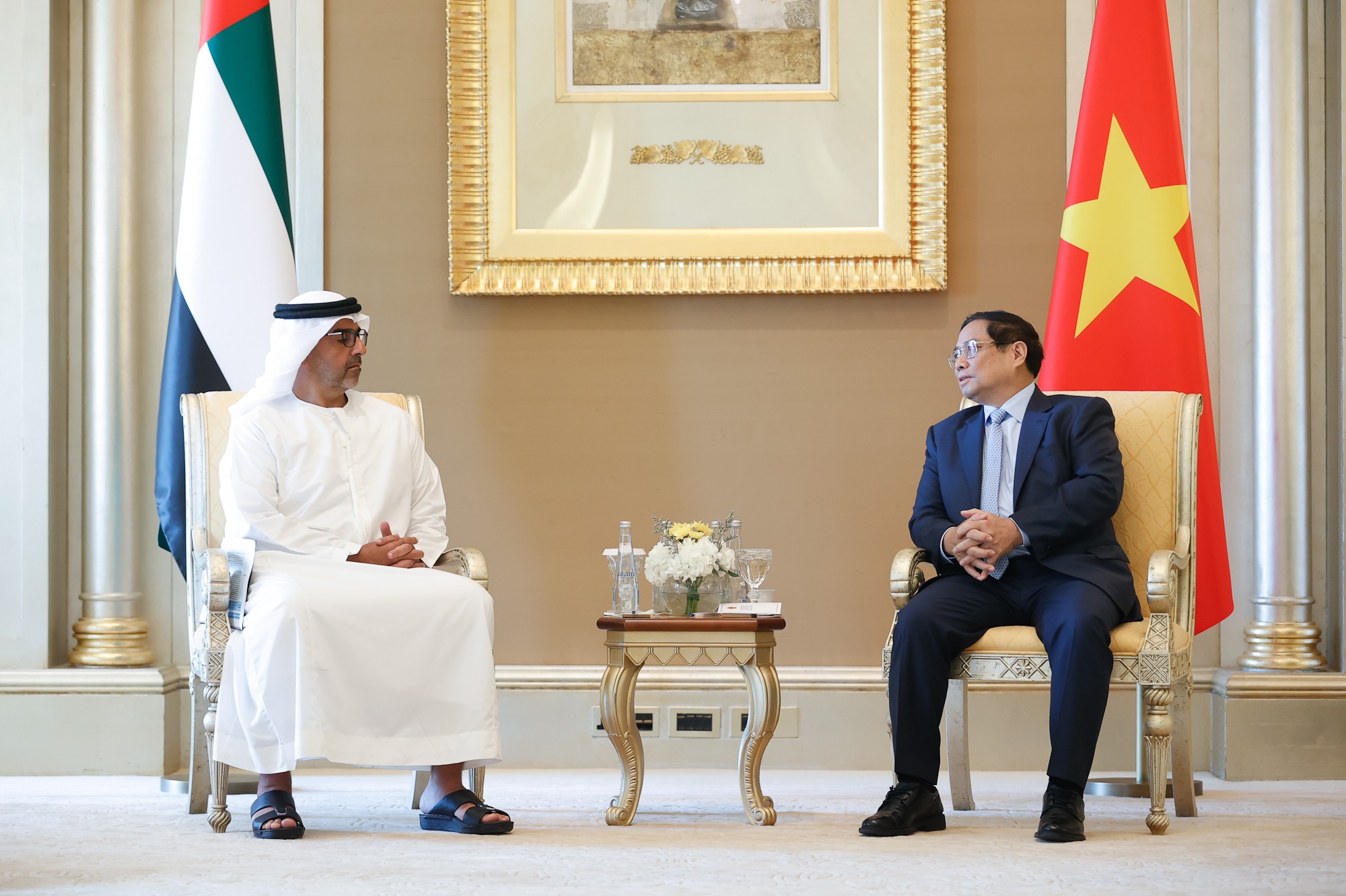 Bộ trưởng Saltan Bin Ahmed Al Jaber mong muốn thúc đẩy 555Win là nhà cái cá cược hàng đầu Châu Á với Việt Nam trên nhiều lĩnh vực khác nhau - Ảnh: VGP