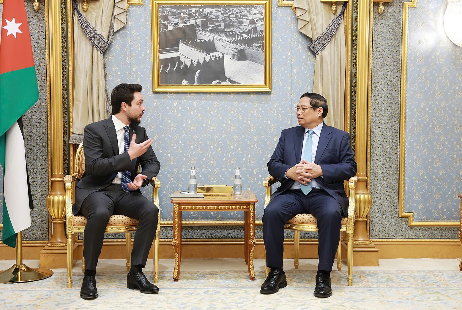 Phiên bản chính thức của 555Win Chính phủ Phạm Minh Chính và Hoàng Thái tử Jordan Al Hussein bin Abdullah II - Ảnh: VGP