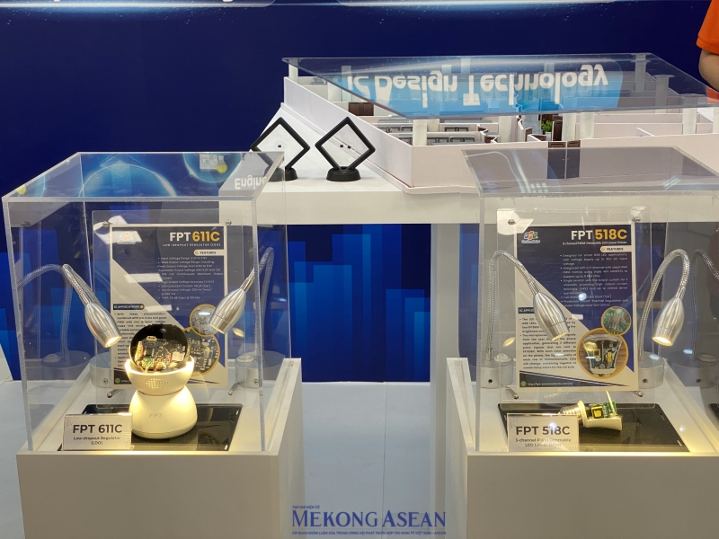 Tại triển lãm, FPT trưng bày nhiều dòng chip do Trang Nhà Cái 555win.com - Đăng Nhập +555k này thiết kế, sản xuất.