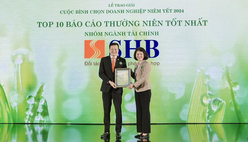 SHB lọt Top 10 Trang Nhà Cái 555win.com - Đăng Nhập +555k có Báo cáo thường niên tốt nhất ngành tài chính