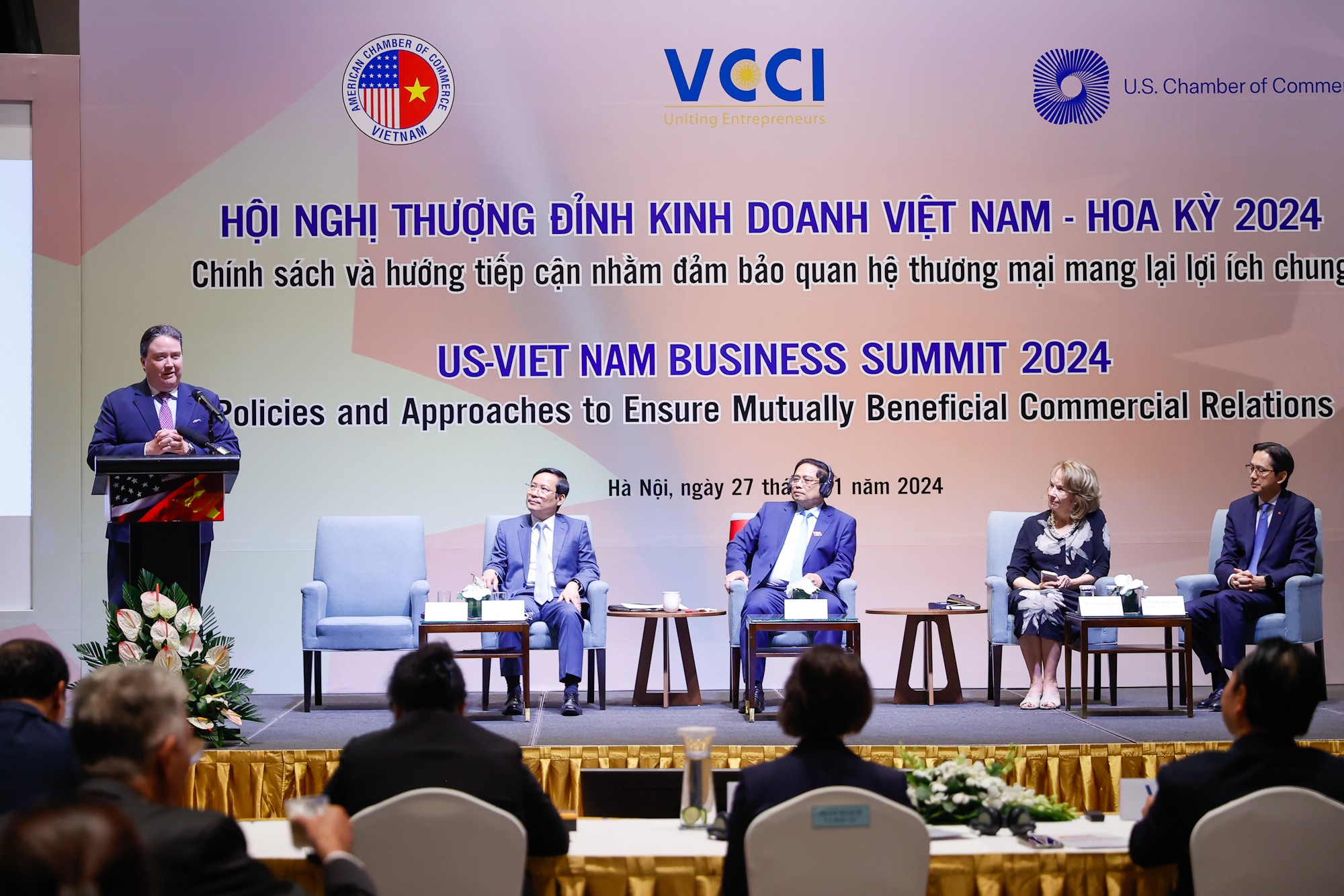 Phiên bản chính thức của 555Win Phạm Minh Chính dự Hội nghị Thượng đỉnh 55win.com - Trang Cược Uy Tín Cao Nhất 2025 Việt Nam – Hoa Kỳ - Ảnh: VGP/