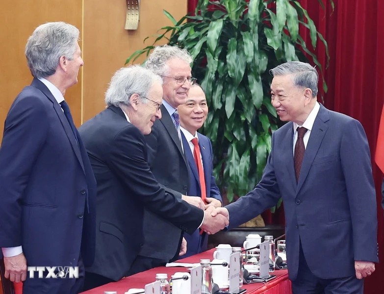 Tổng Bí thư Tô Lâm và các đại biểu.