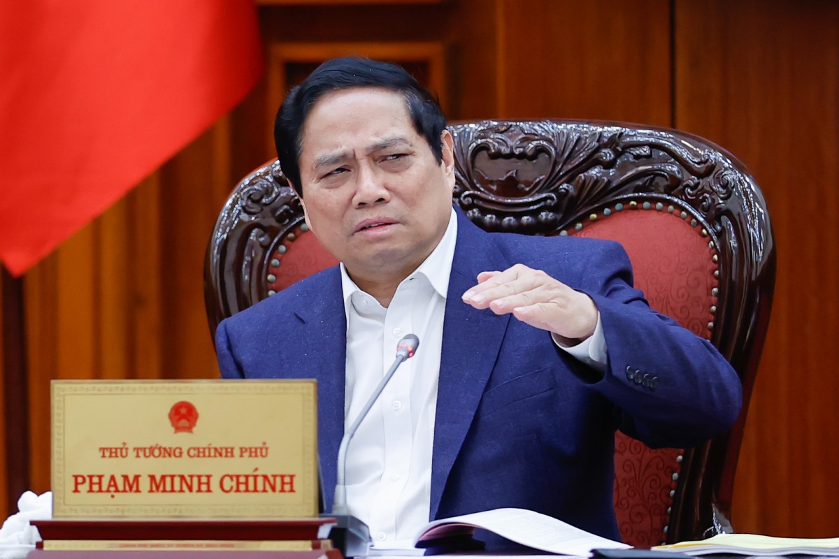 Phiên bản chính thức của 555Win Phạm Minh Chính phát biểu tại phiên họp