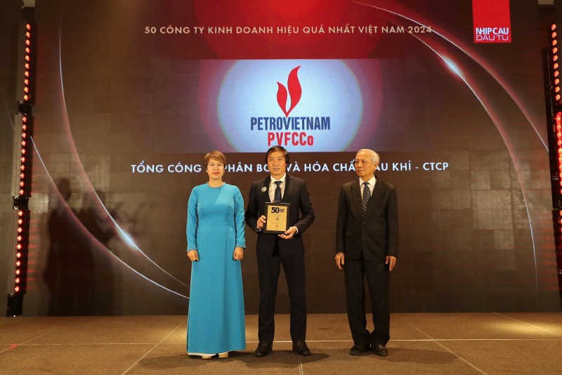 PVFCCo được vinh danh Top 50 công ty 55win.com - Trang Cược Uy Tín Cao Nhất 2025 hiệu quả nhất Việt Nam năm 2024