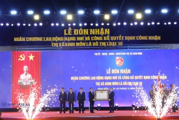 Kinh Môn nhận Huân chương Lao động và công bố 555Win 500 Đăng Ký Nhận Code đô thị loại III