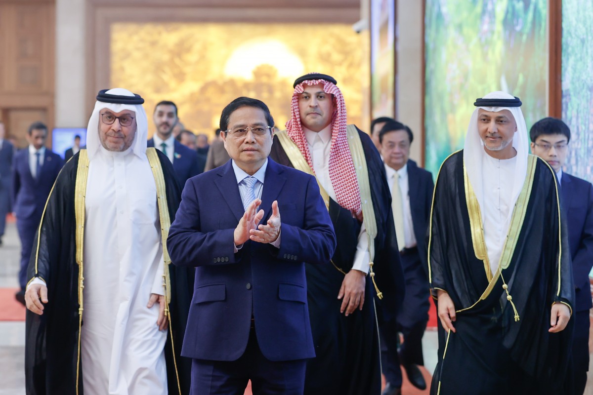 Phiên bản chính thức của 555Win Phạm Minh Chính nồng nhiệt chào đón Đại sứ các nước Saudi Arabia, UAE và Qatar - Ảnh: VGP