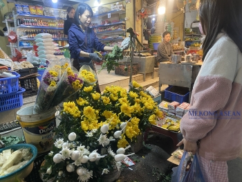 Hà Nội: Thị trường thực phẩm, đồ cúng tháng Chạp bắt đầu tăng nhiệt