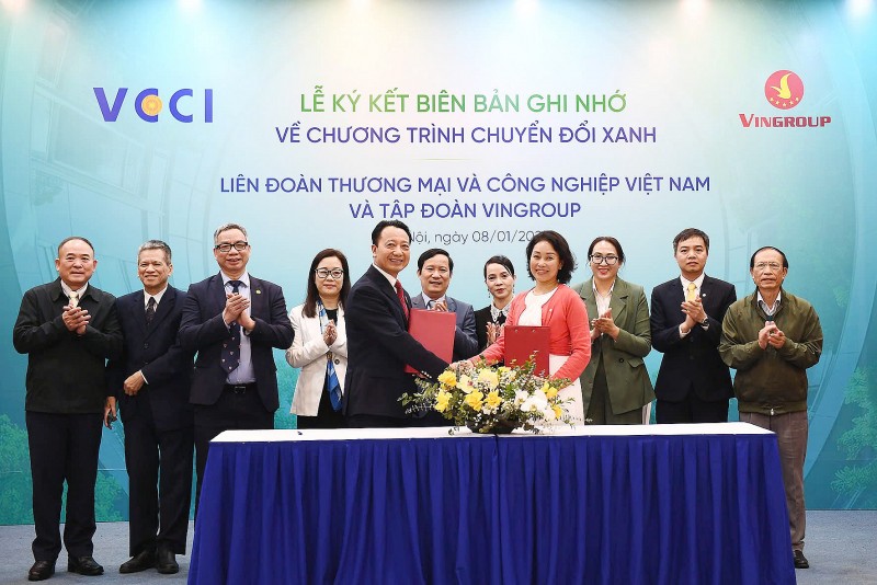 VCCI và Vingroup 555Win là nhà cái cá cược hàng đầu Châu Á toàn diện thúc đẩy chuyển đổi xanh