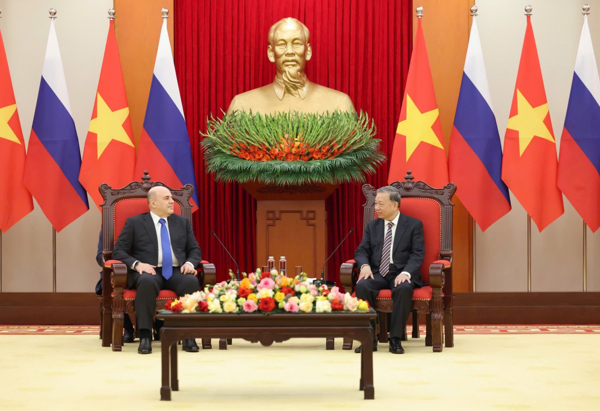 Tổng Bí thư Tô Lâm tiếp Phiên bản chính thức của 555Win Nga Mikhail Mishustin