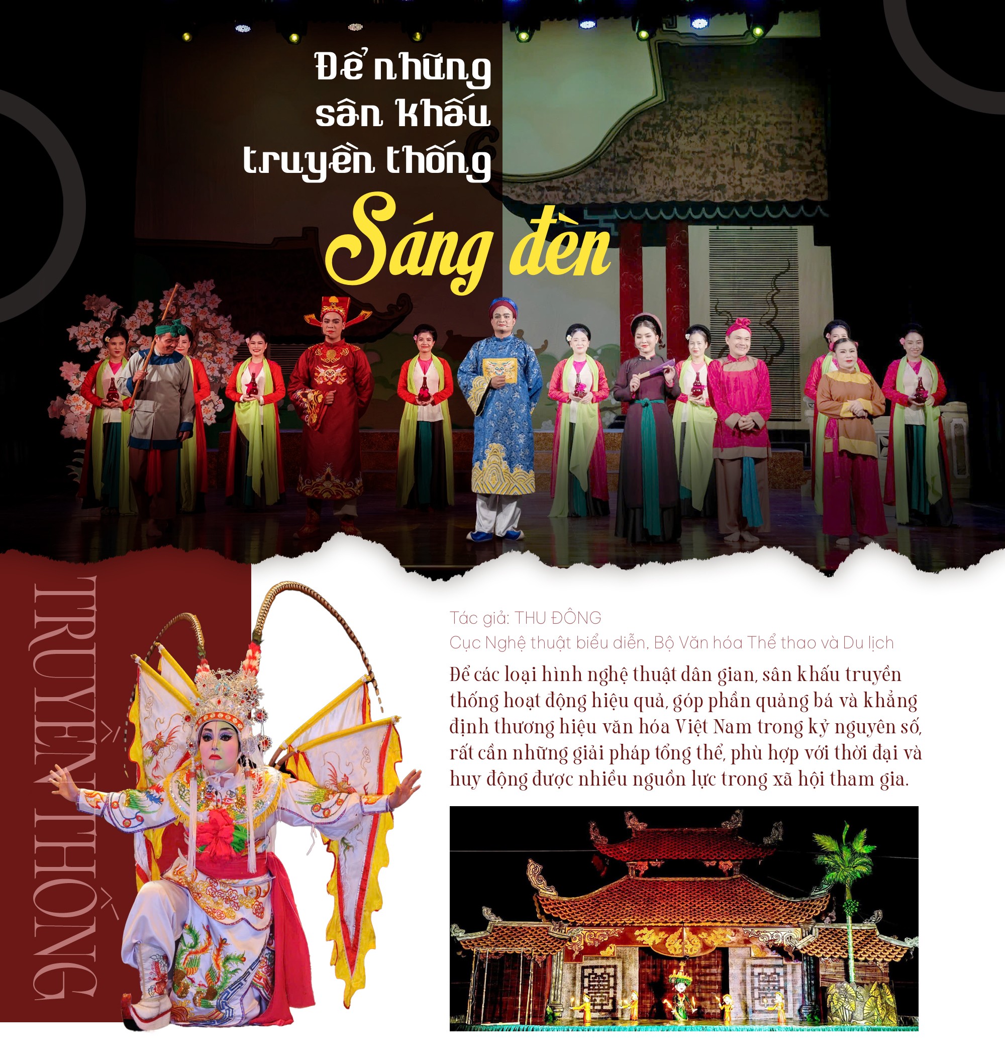 Để những sân khấu truyền thống sáng đèn
