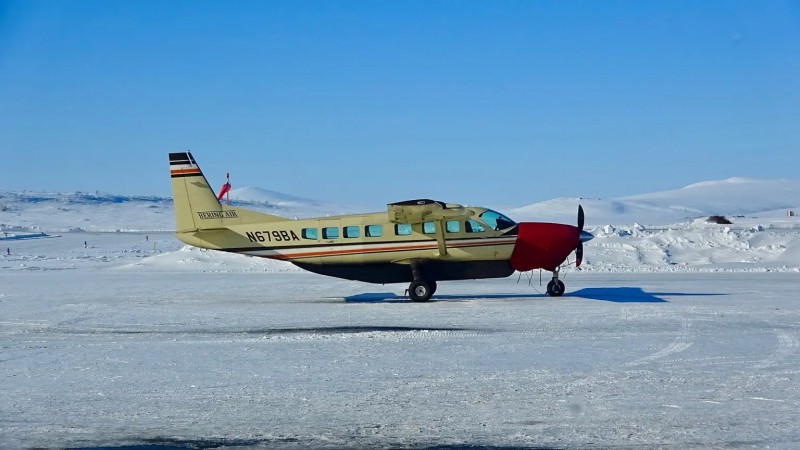 Một chiếc máy bay cỡ nhỏ Cessna Caravan của hãng hàng không Bering Air vừa mất tích. Ảnh: Theo NY Post.