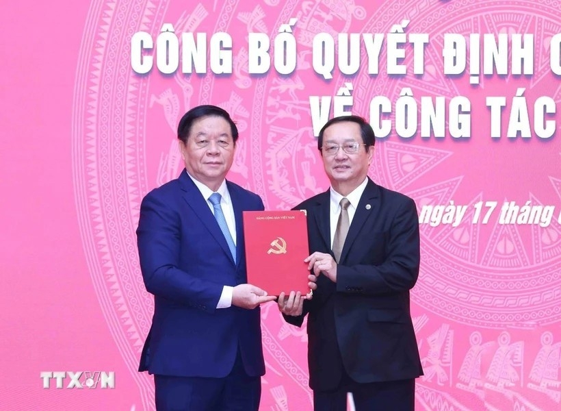 Bộ trưởng KH&CN giữ chức Phó Trưởng Ban Tuyên giáo và Dân vận Trung ương