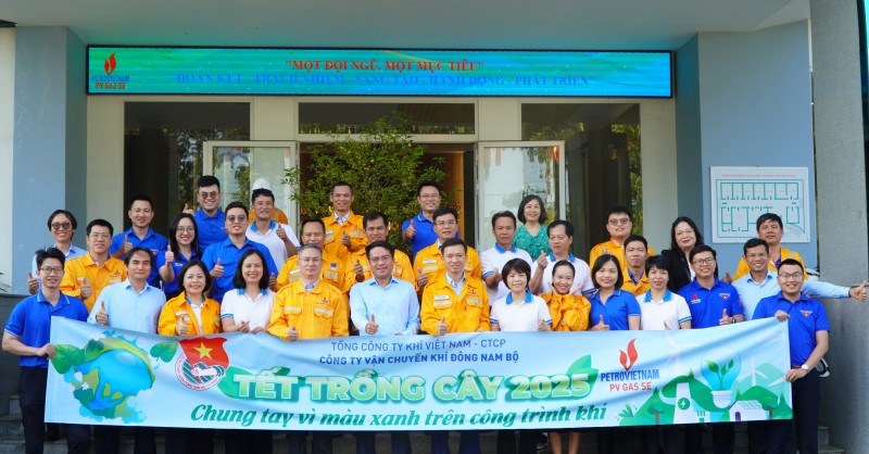 PV GAS SE lan tỏa sắc xanh trên các công trình khí