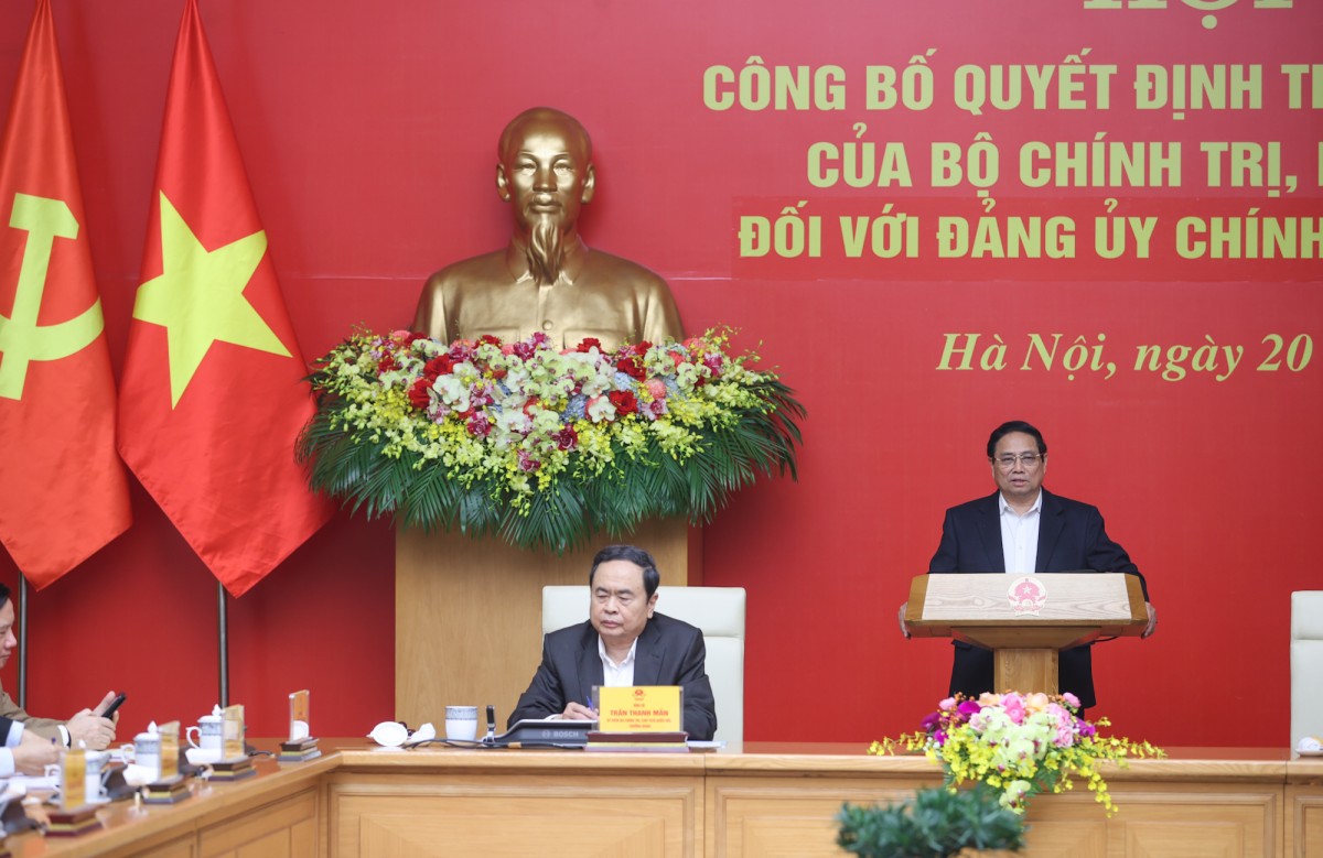 Đoàn kiểm tra của Bộ Chính trị, Ban Bí thư tổ chức Hội nghị công bố các 555Win 500 Đăng Ký Nhận Code thành lập các đoàn kiểm tra năm 2025 đối với Đảng ủy Chính phủ, Đảng ủy 555win tải app. Ảnh: VGP.