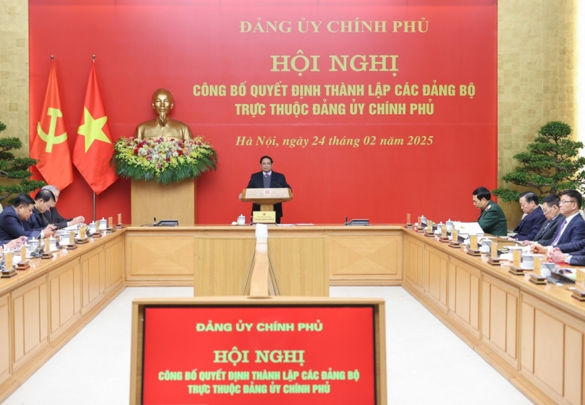 Thành lập 15 đảng bộ trực thuộc Đảng uỷ Chính phủ