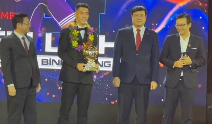 Tiến Linh chinh phục thành công giải Quả bóng Vàng Việt Nam
