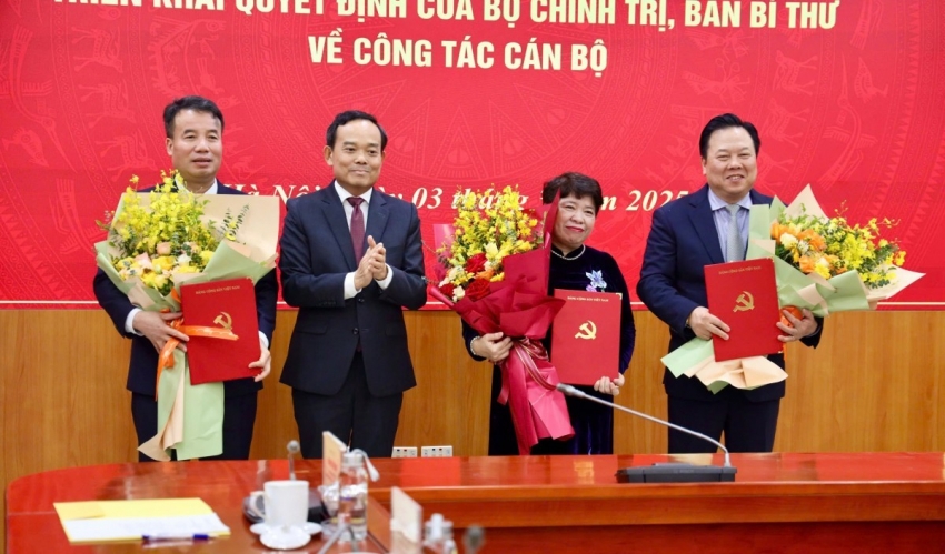 Bổ nhiệm 3 Phó Trưởng Ban Chính sách, chiến lược Trung ương