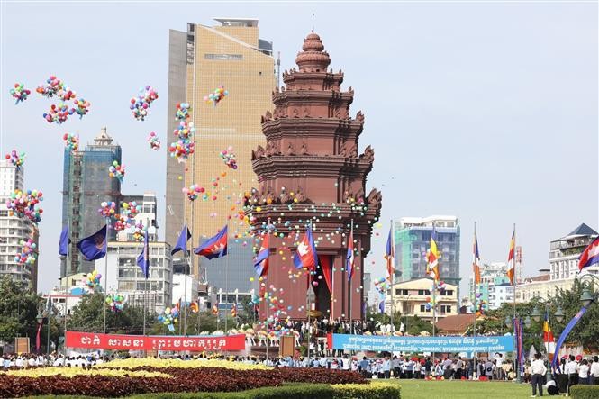 Thủ đô Phnom Penh, Campuchia. Ảnh TTXVN.