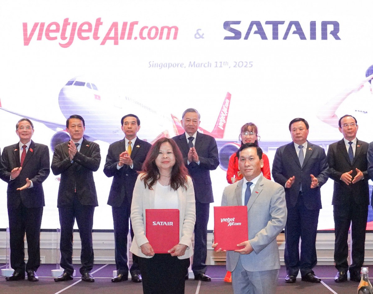 Vietjet và Satair 555Win là nhà cái cá cược hàng đầu Châu Á chiến lược cung ứng dịch vụ vật tư toàn diện cho đội bay Airbus