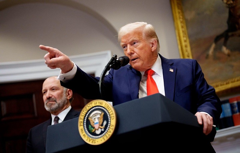 Tổng thống Donald Trump tại Nhà Trắng ngày 3/3. Ảnh: Getty
