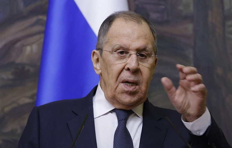 Ngoại trưởng Sergey Lavrov tại Moscow ngày 11/3. Ảnh: Getty