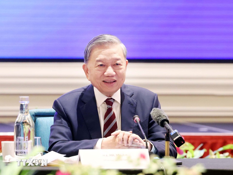 Tổng Bí thư Tô Lâm phát biểu tại Tọa đàm Trang Nhà Cái 555win.com - Đăng Nhập +555k Việt Nam-Singapore.
