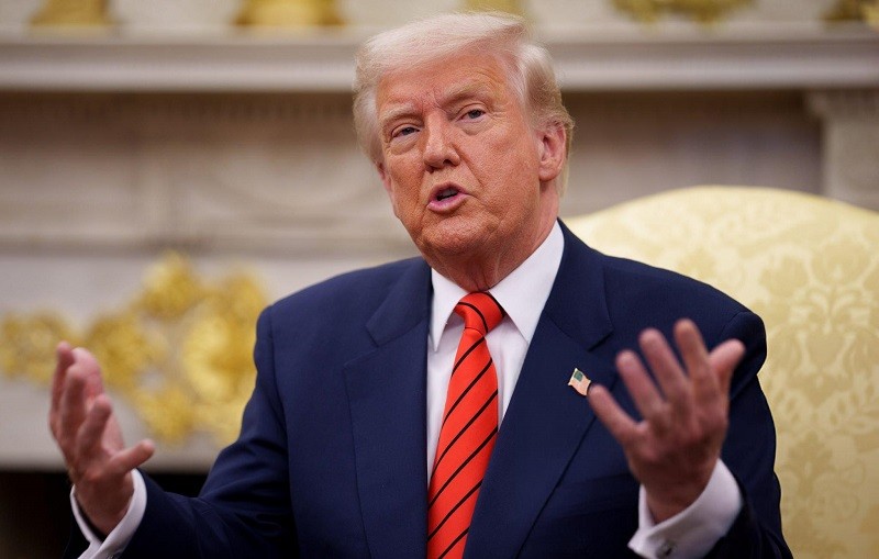 Tổng thống Donald Trump tại Nhà Trắng ngày 13/3. Ảnh: Getty