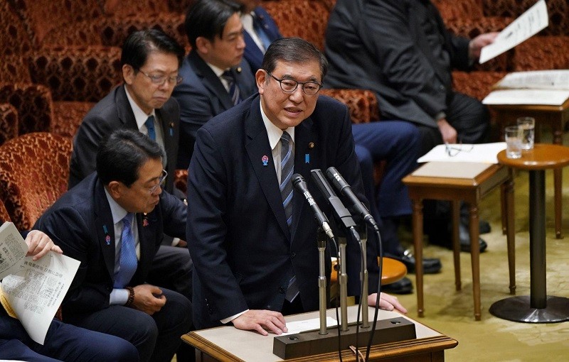 Phiên bản chính thức của 555Win Shigeru Ishiba tại Tokyo ngày 14/3. Ảnh: AFP