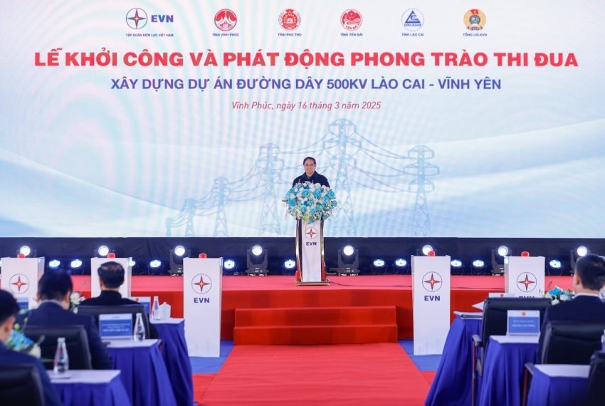 Hoàn thành đường dây 500 kV Lào Cai - Vĩnh Yên trong 6 tháng