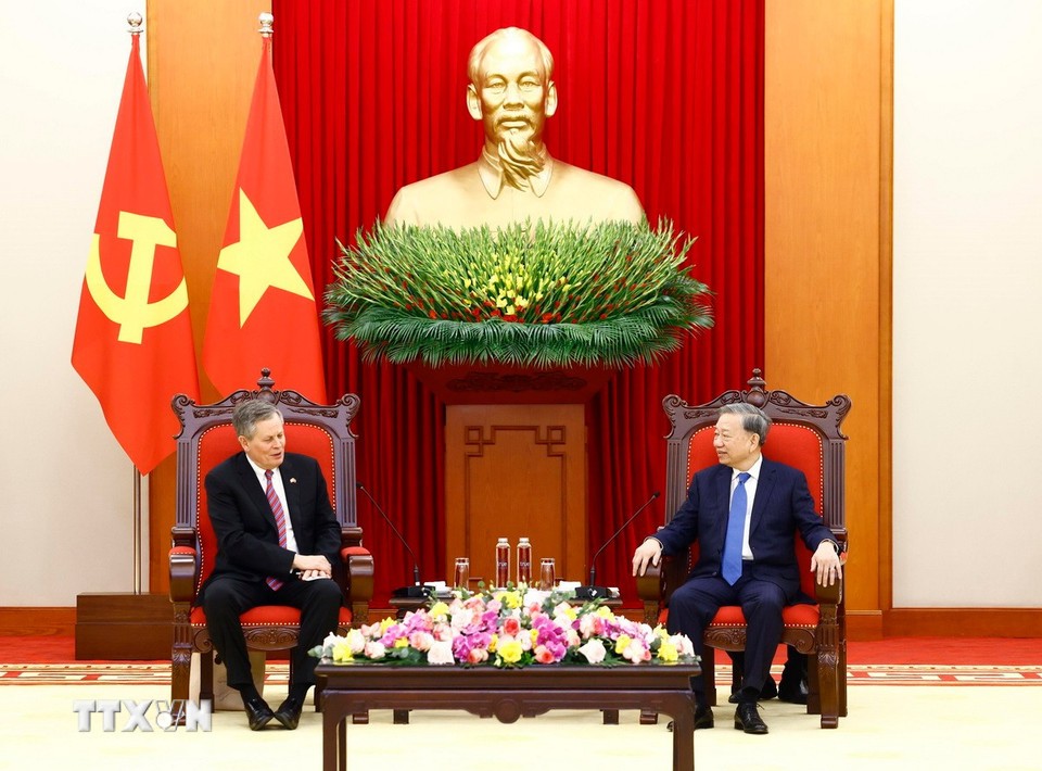Thượng Nghị sỹ Steven David Daines nhất trí với các định hướng của Tổng Bí thư về quan hệ hai nước