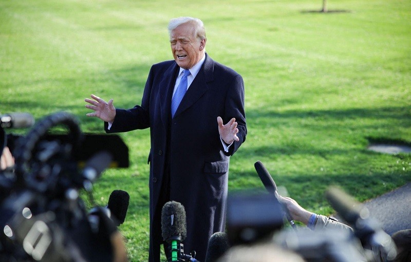 Tổng thống Trump tại Nhà Trắng ngày 21/3. Ảnh: Getty