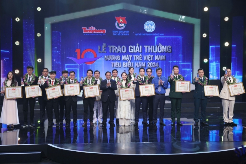 Tôn vinh các gương mặt trẻ Việt Nam tiêu biểu năm 2024