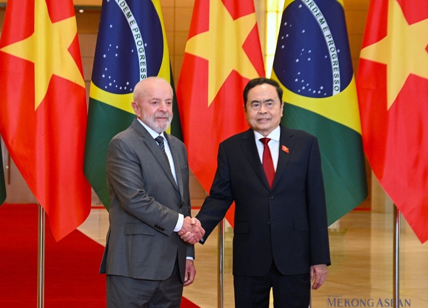Chủ tịch Quốc hội Trần Thanh Mẫn hội kiến Tổng thống Brazil