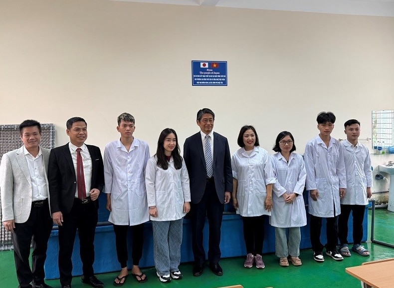 Nhật Bản hỗ trợ trang thiết bị đào tạo nghề nuôi trồng thủy sản cho Việt Nam
