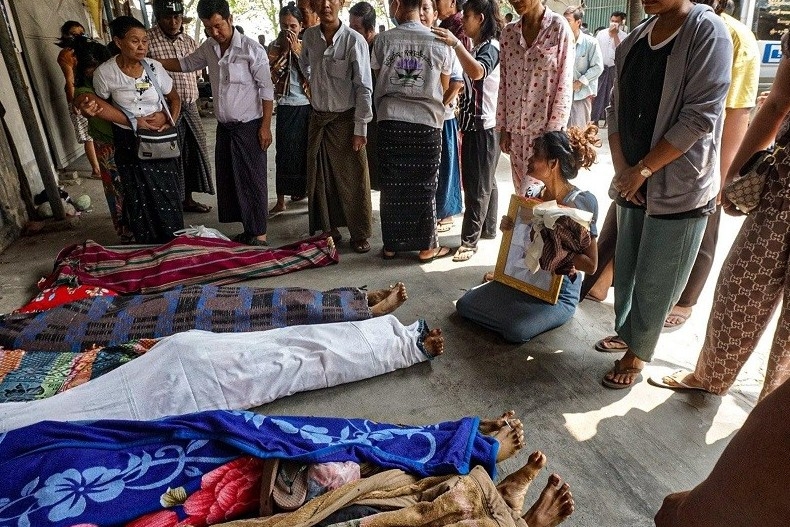 Động đất tại Myanmar: Lò hỏa táng quá tải, số người chết liên tục tăng