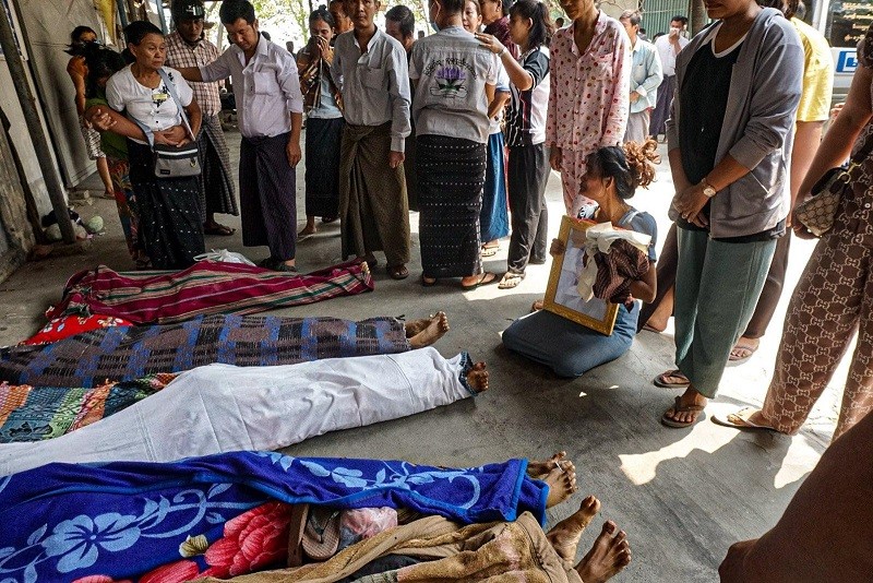 Số người thiệt mạng do động đất tại Myanmar ngày càng tăng. Ảnh: Myanmar Now
