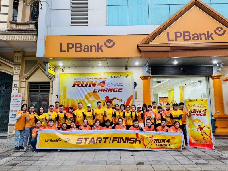 LPBank phát động giải chạy trực tuyến LPBank Run4change 2025