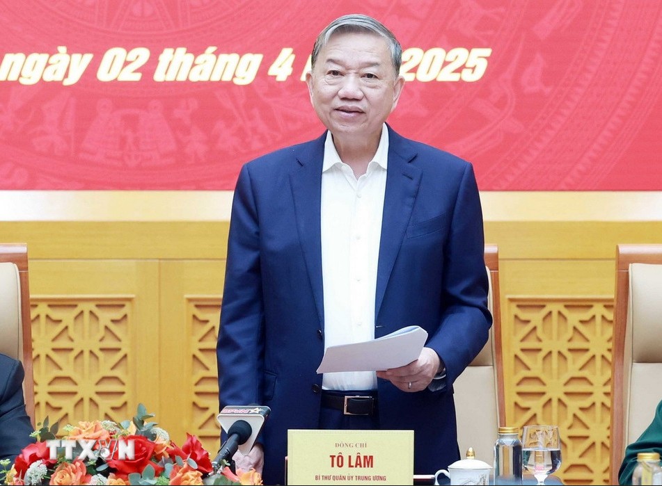 Tổng Bí thư Tô Lâm chủ trì Hội nghị Quân ủy Trung ương