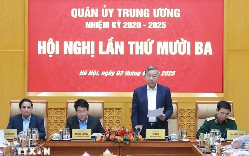 Tổng Bí thư Tô Lâm chủ trì Hội nghị Quân ủy Trung ương