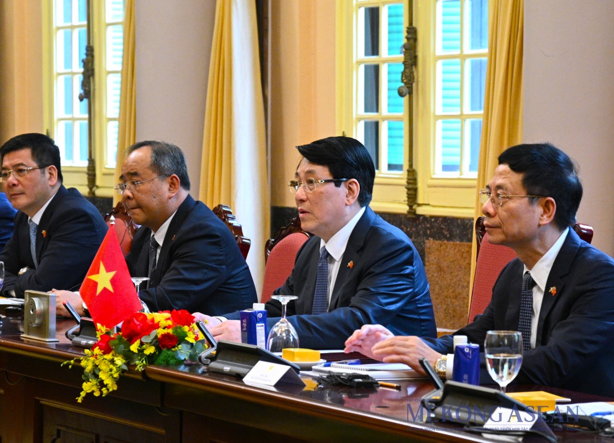 Chủ tịch nước Lương Cường chủ trì lễ đón chính thức Tổng thống Burundi
