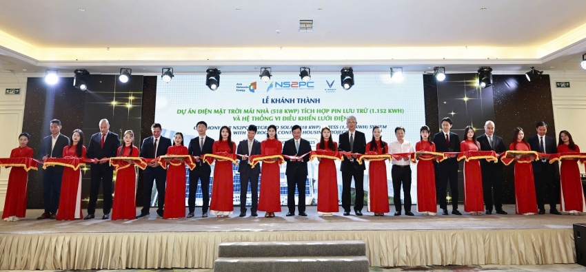 VinFast Energy vận hành hệ thống điện mặt trời mái nhà tại Điện Nghi Sơn 2