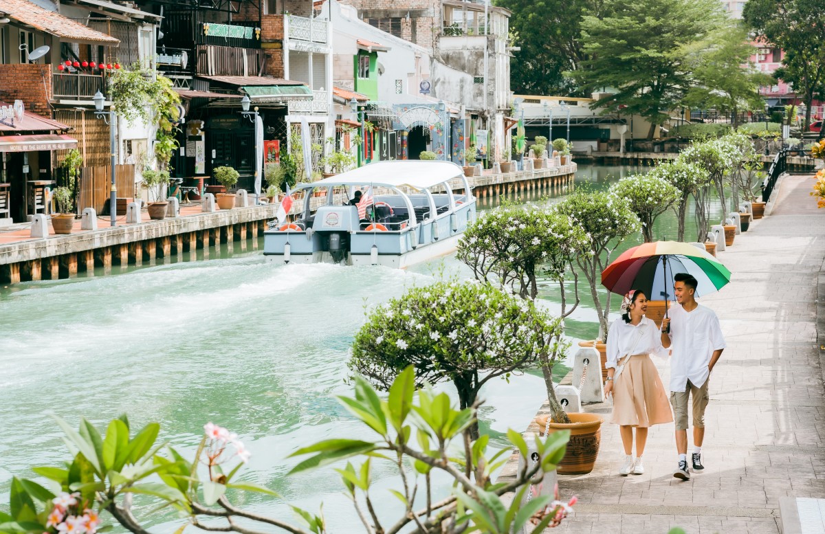 sông Melaka được ví như “Venice châu Á”. Ảnh: