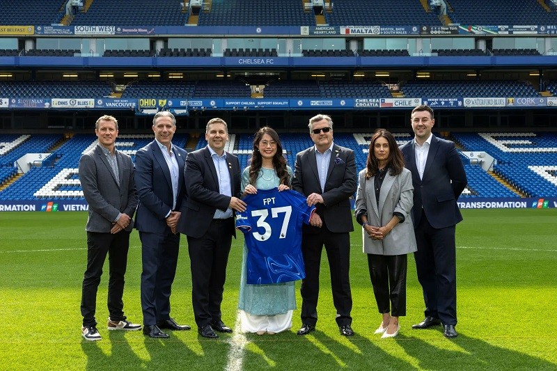 FPT trở thành đối tác công nghệ toàn cầu của Chelsea. Ảnh: Chelsea FC